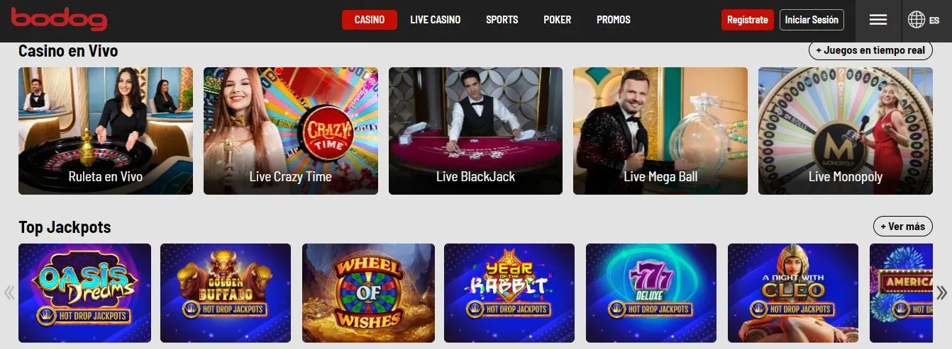 Casino online Bodog en México Bodog